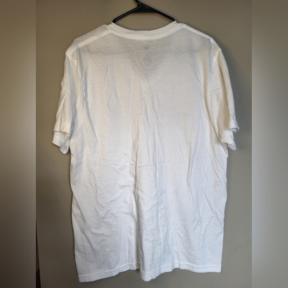 U.S. Polo Assn. White V-Neck Men's Tee,   Size XL - Picture 2 of 4